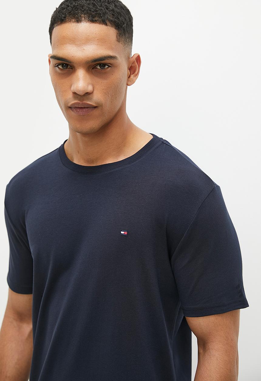 Tommy Hilfiger - Short sleeve tee short & slipper set - desert sky/screened print rouge