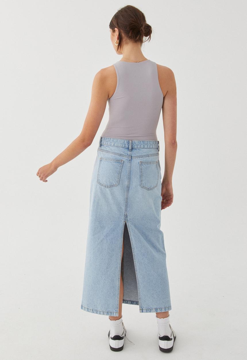 Supré  - Julia Tank Bodysuit - Blue Stone