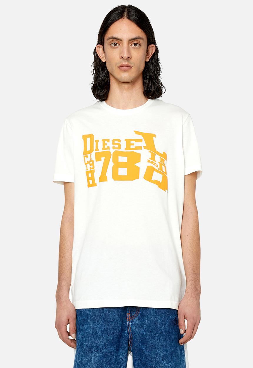 Diesel  - T-Diegor-G7 T-Shirt Slim Fit - White