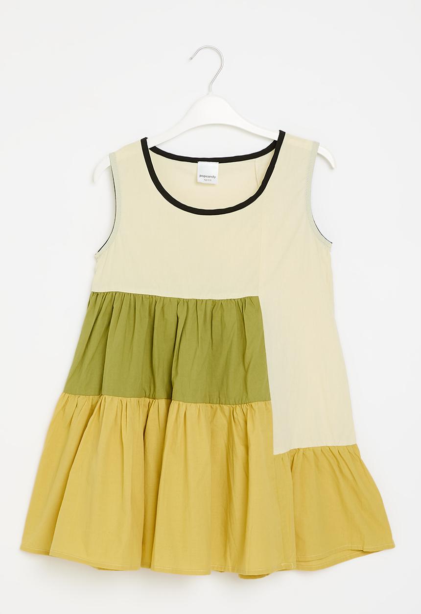 Pop Candy - Tiered asymmetrical dress - multi