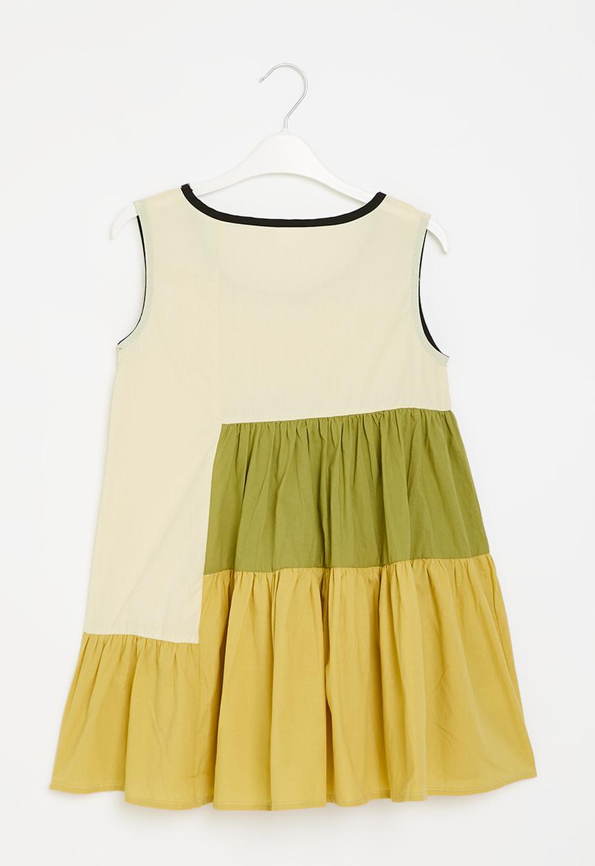 Pop Candy - Tiered asymmetrical dress - multi