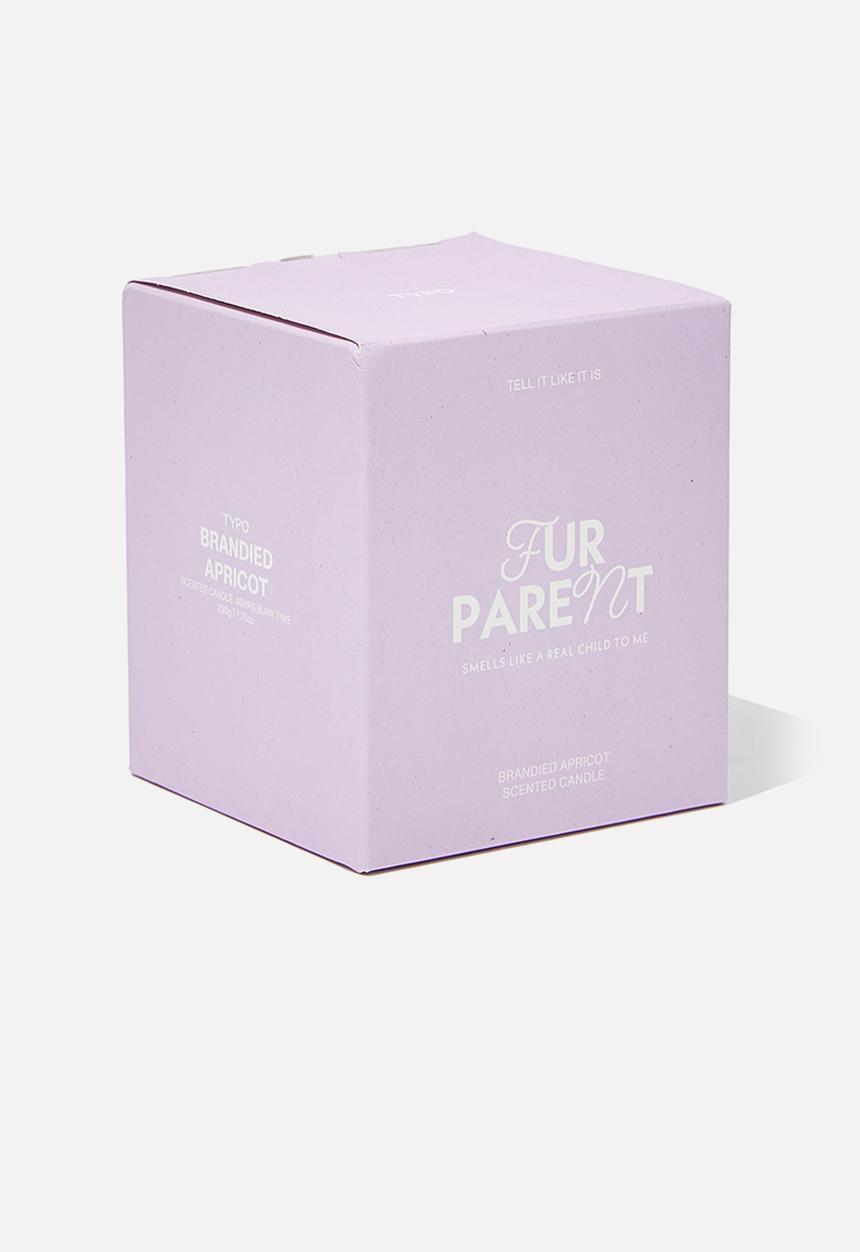 Typo - Tell It Like It Is Candle - pale lavender fur parent