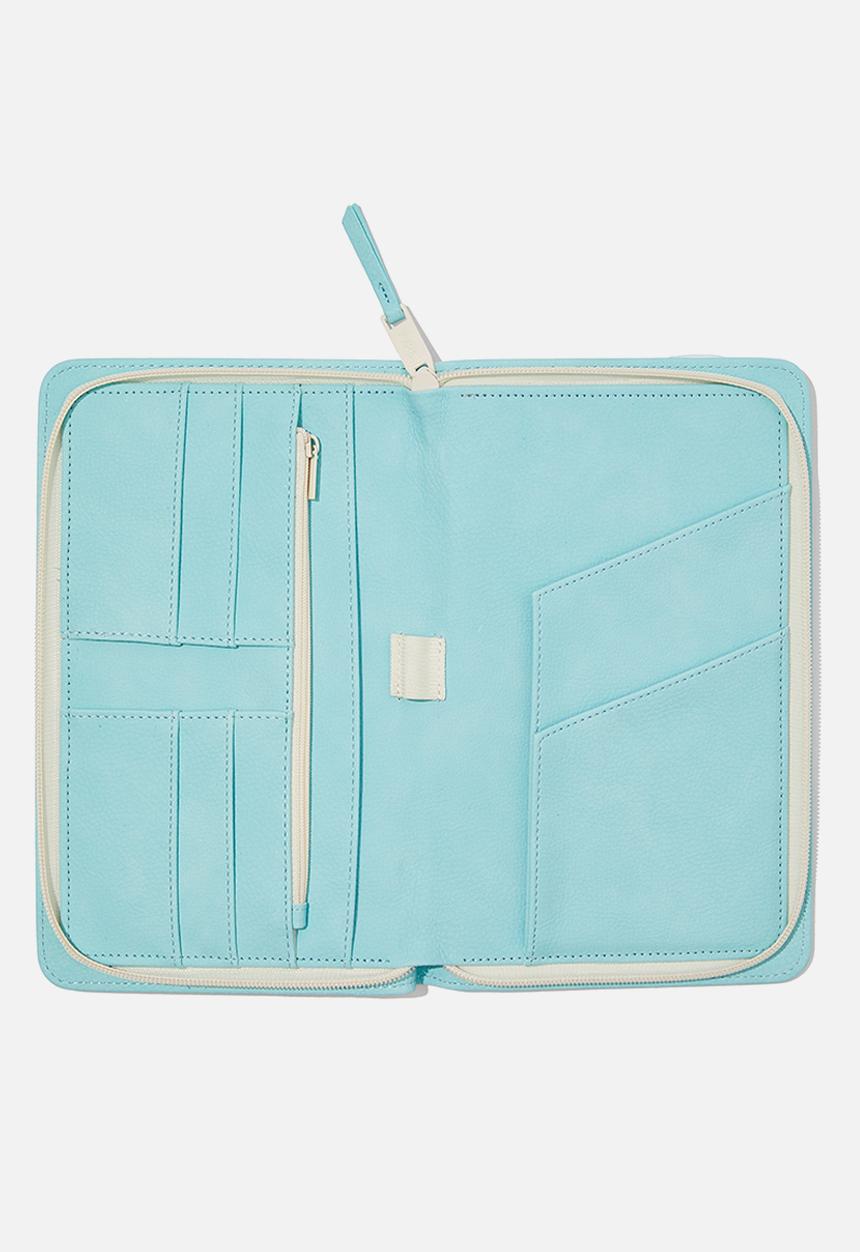 Typo - Off the grid travel wallet - abstract floral & soft pop