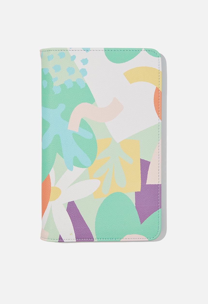 Typo - Off the grid travel wallet - abstract floral & soft pop