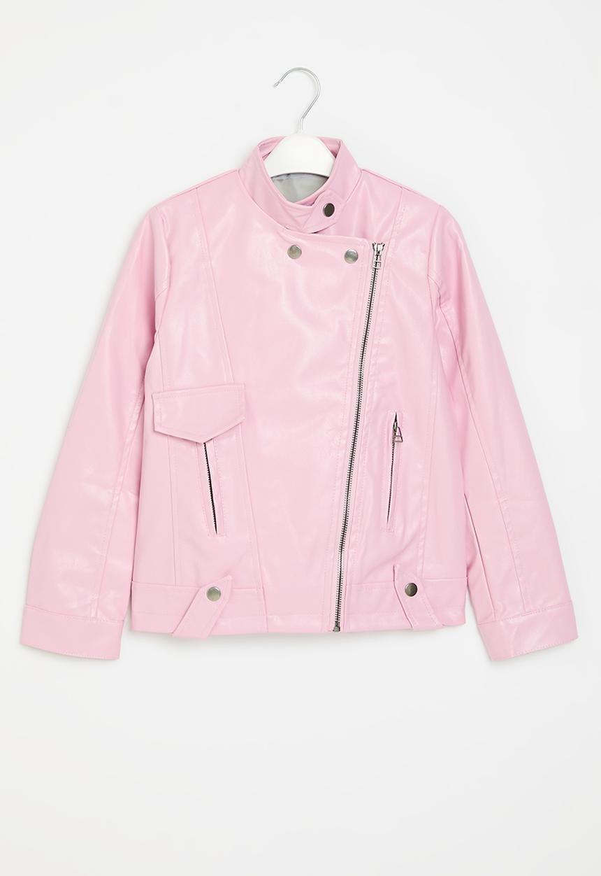 Pop Candy - Faux leather  jacket - pink