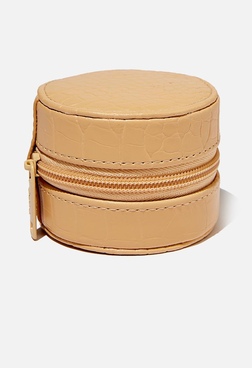 Typo - Off the grid jewellery case small - latte textured