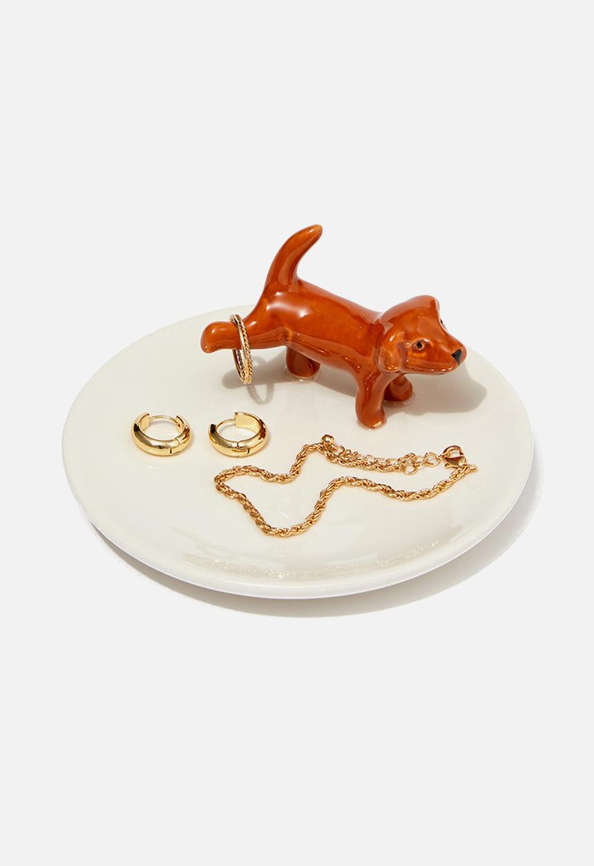 Typo - Ceramic trinket tray - dog peeing