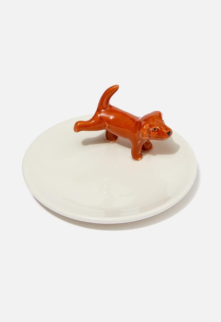 Typo - Ceramic trinket tray - dog peeing