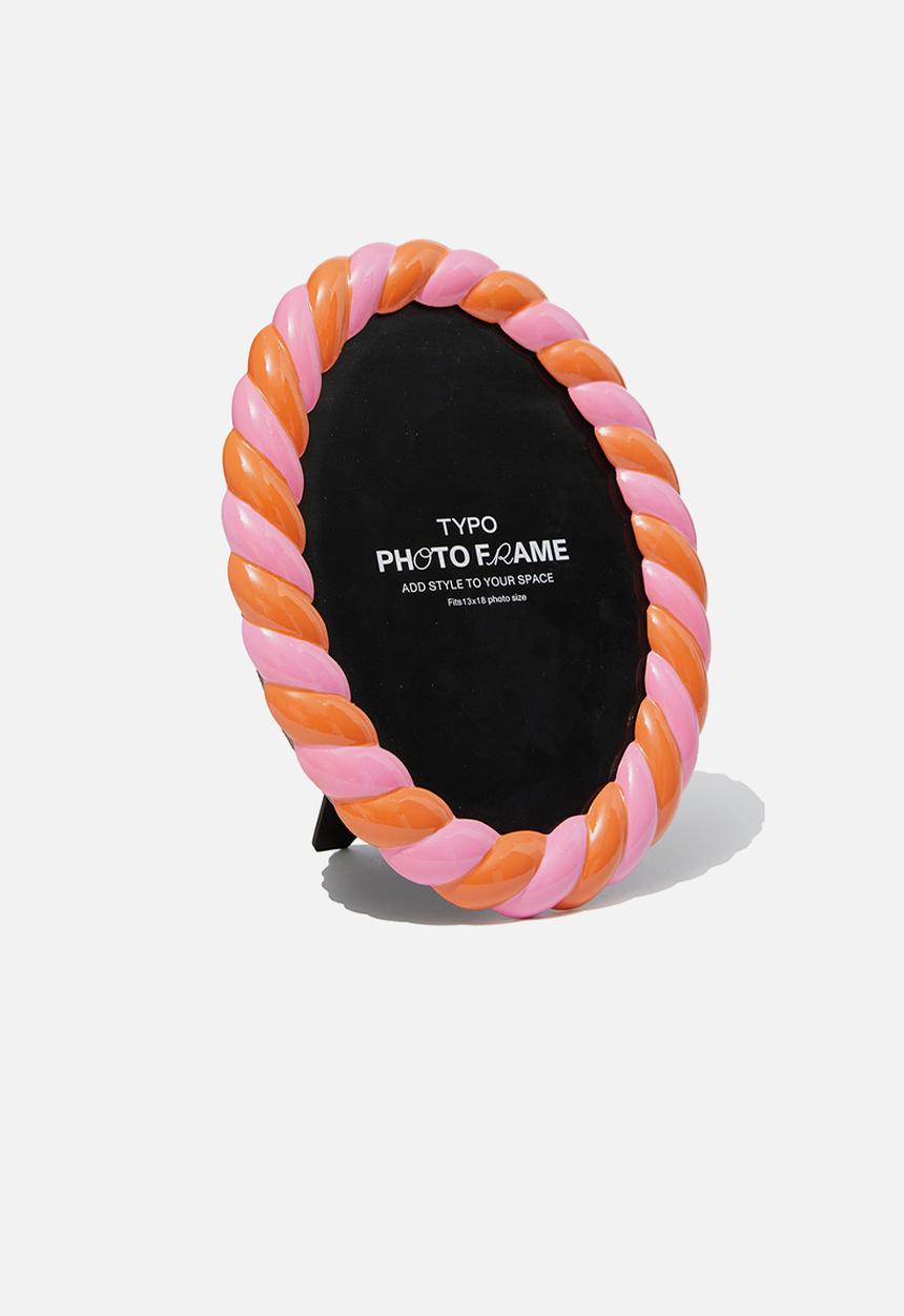 Typo - In A twist photo frame - pink blossom
