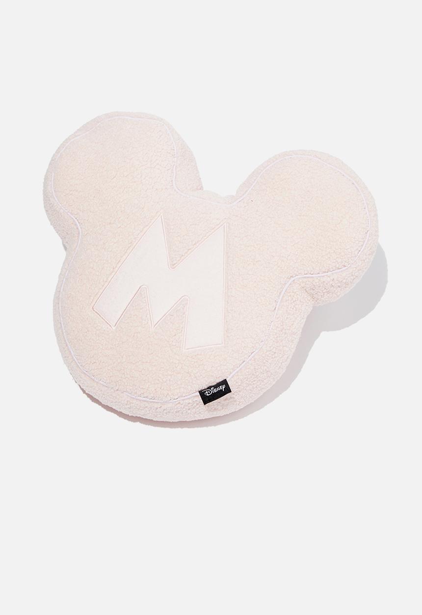 Typo - Boucle get cushy cushion - lcn dis disney mickey head pink boucle