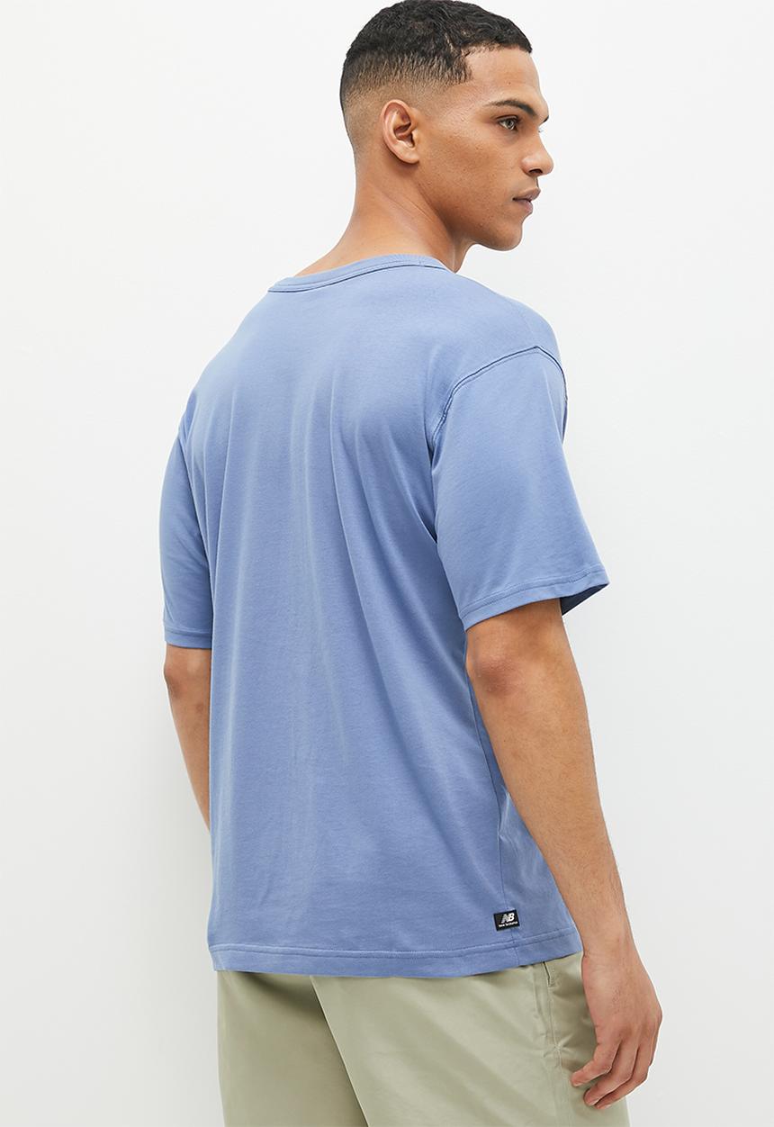 New Balance  - NB Essentials Logo Tee - blue