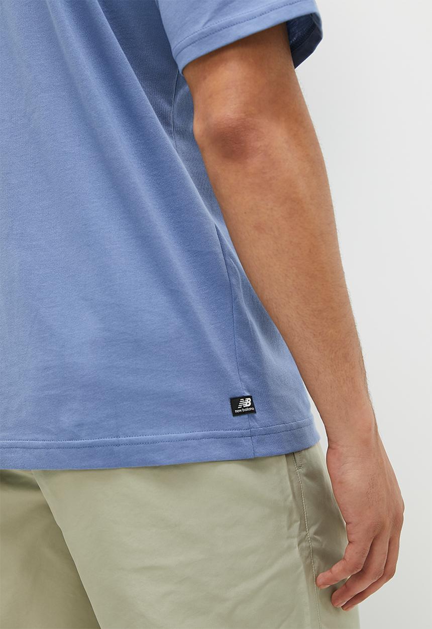 New Balance  - NB Essentials Logo Tee - blue