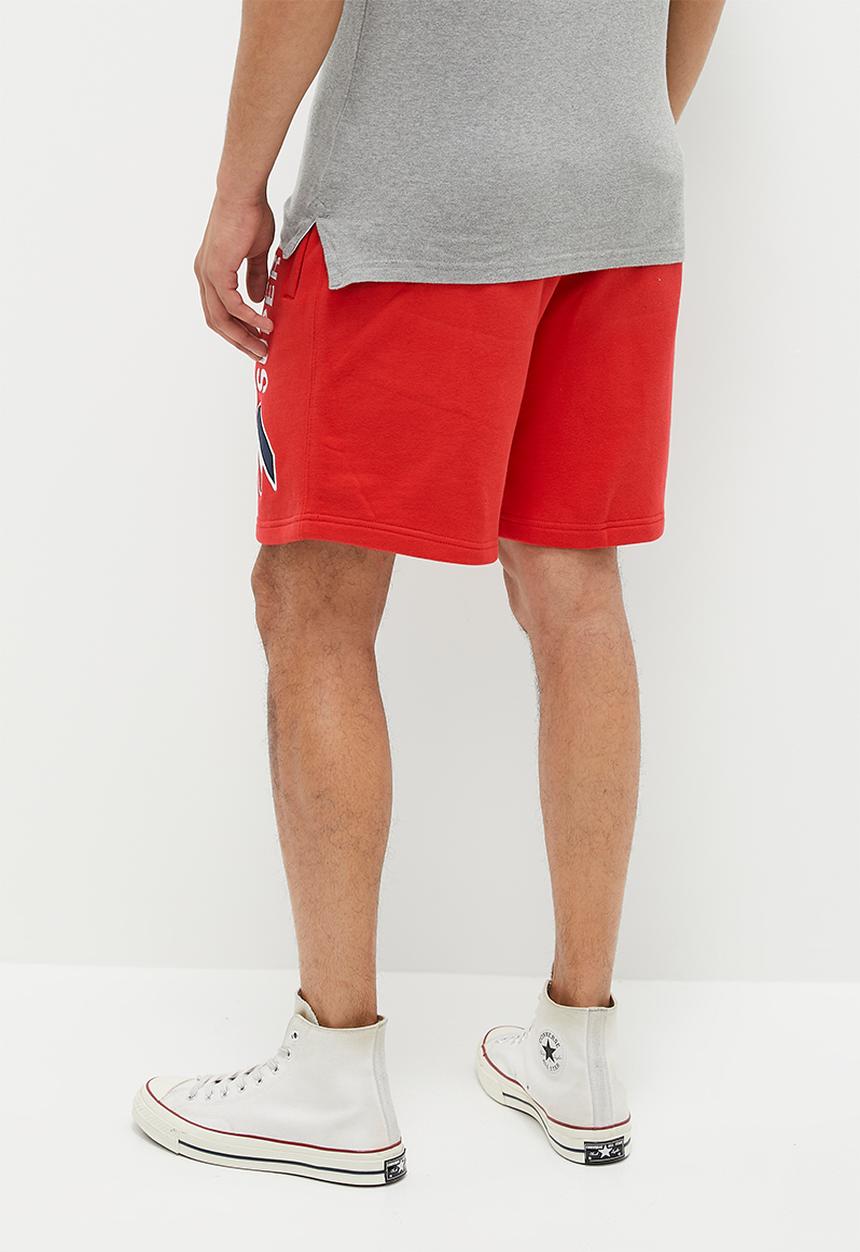 Superdry. - Code sl applique sweatshorts - risk red