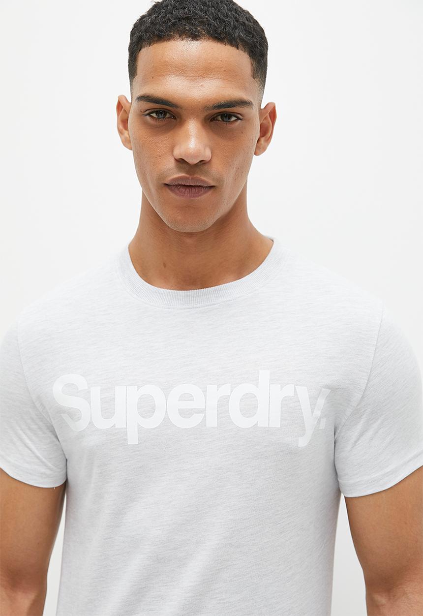 Superdry. - Cl tee - ice marl