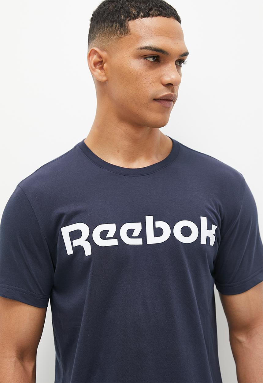 Reebok - Gs reebok linear read tee - navy