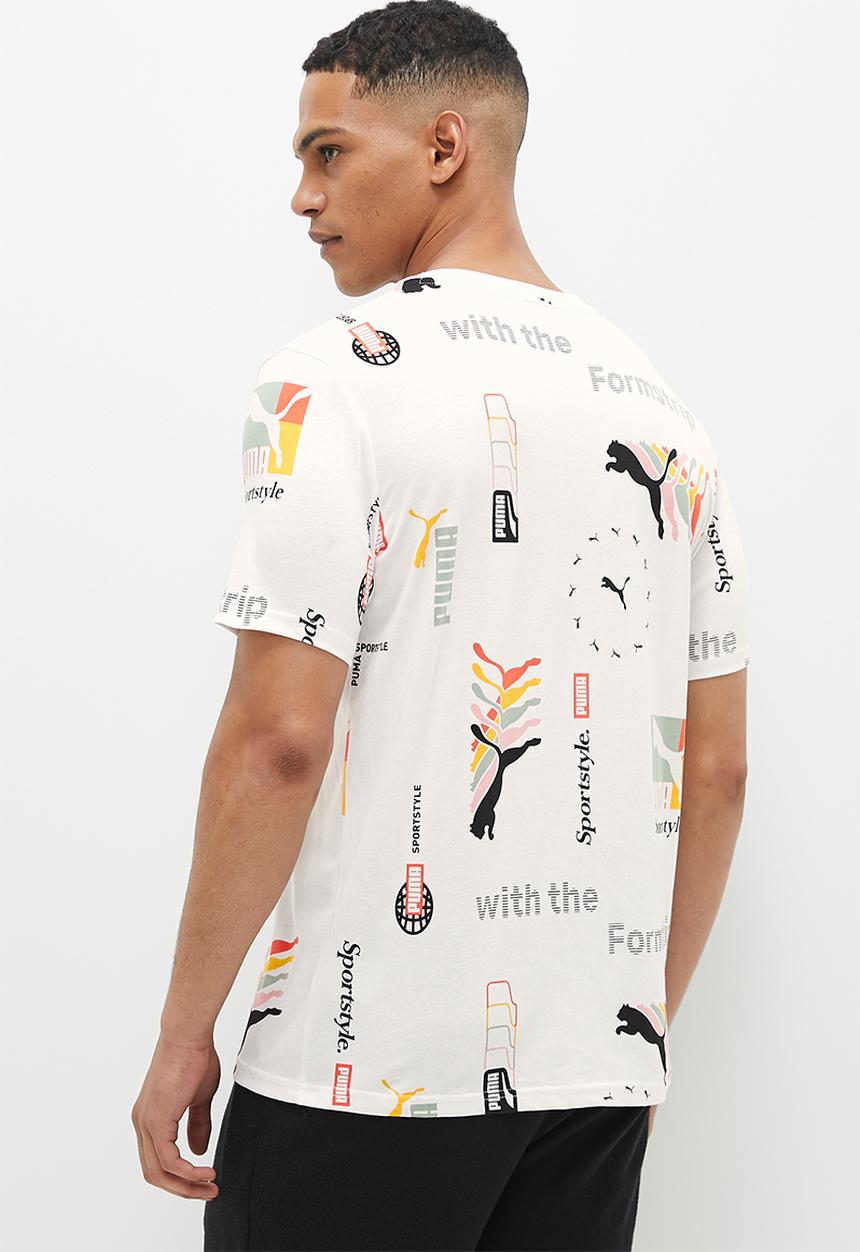 PUMA - Classics brand love aop tee