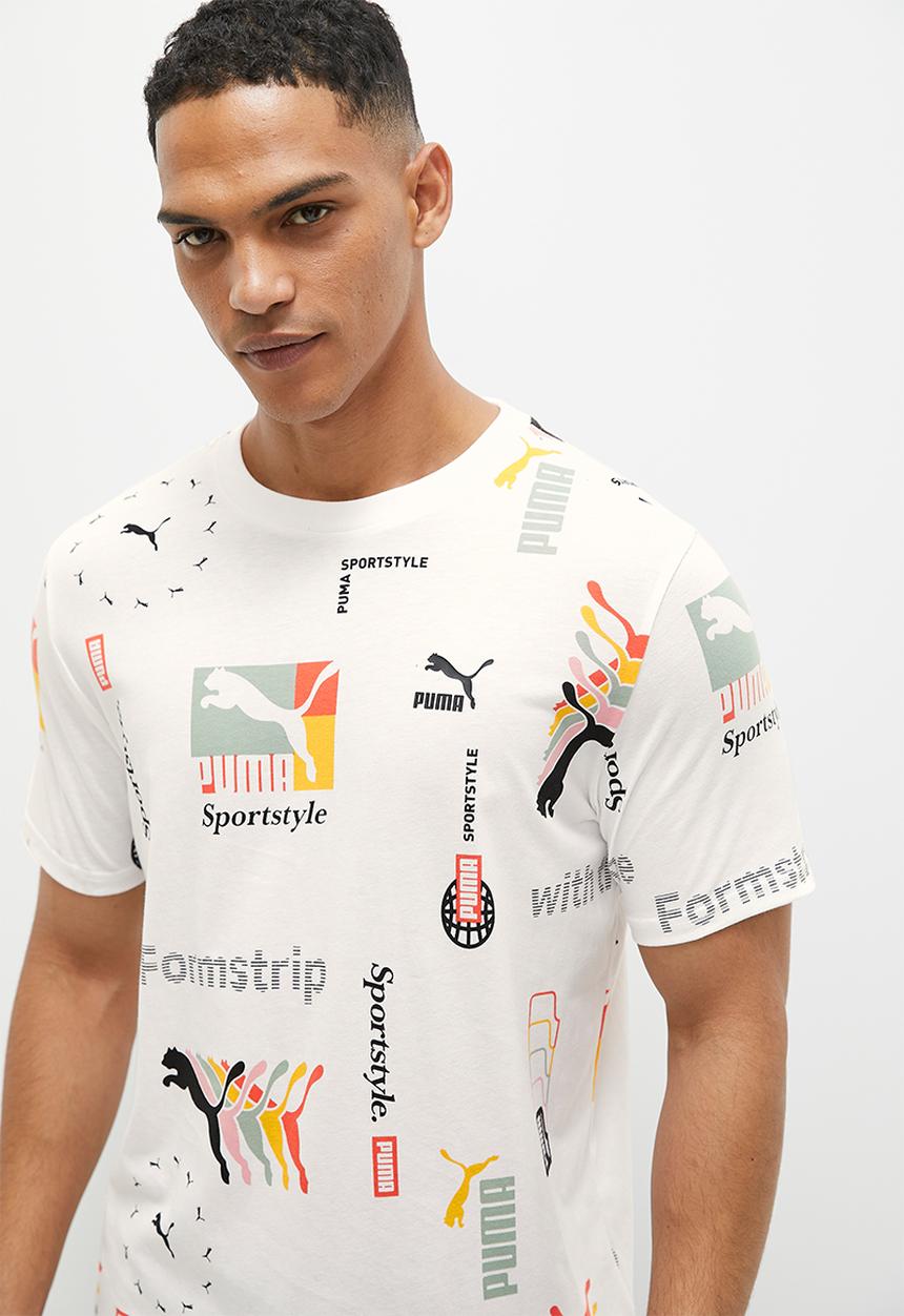 PUMA - Classics brand love aop tee