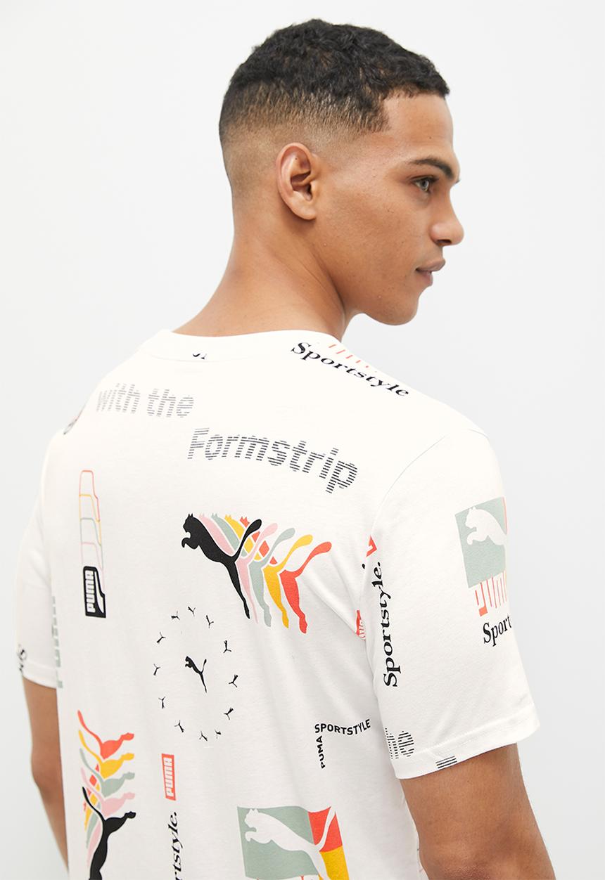 PUMA - Classics brand love aop tee