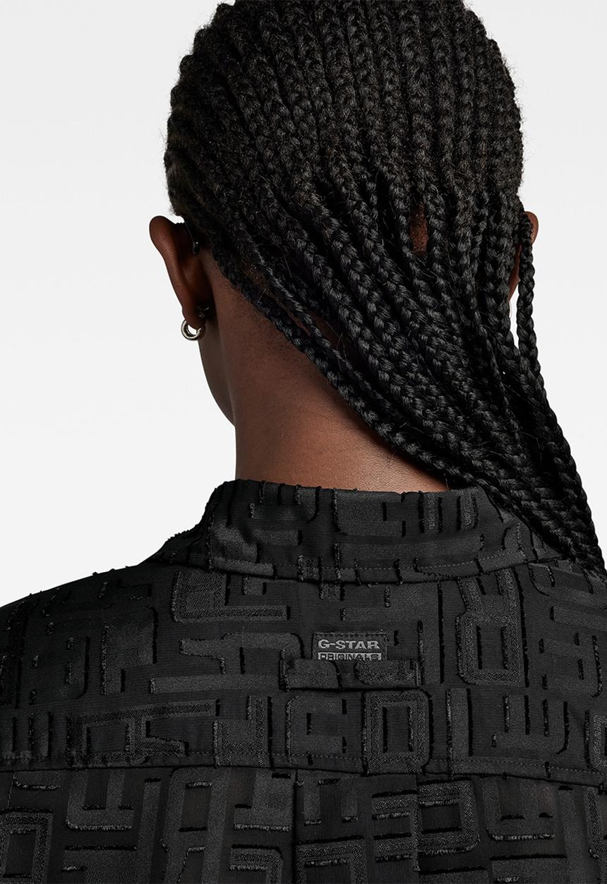G-STAR - Boxy shirt long sleeve women - dk black
