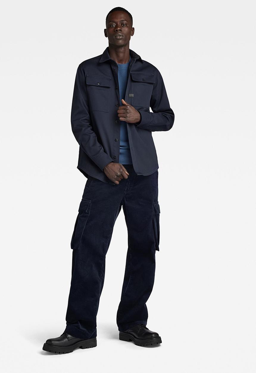 G-STAR - CPO regular shirt long sleeve drill twill - salute