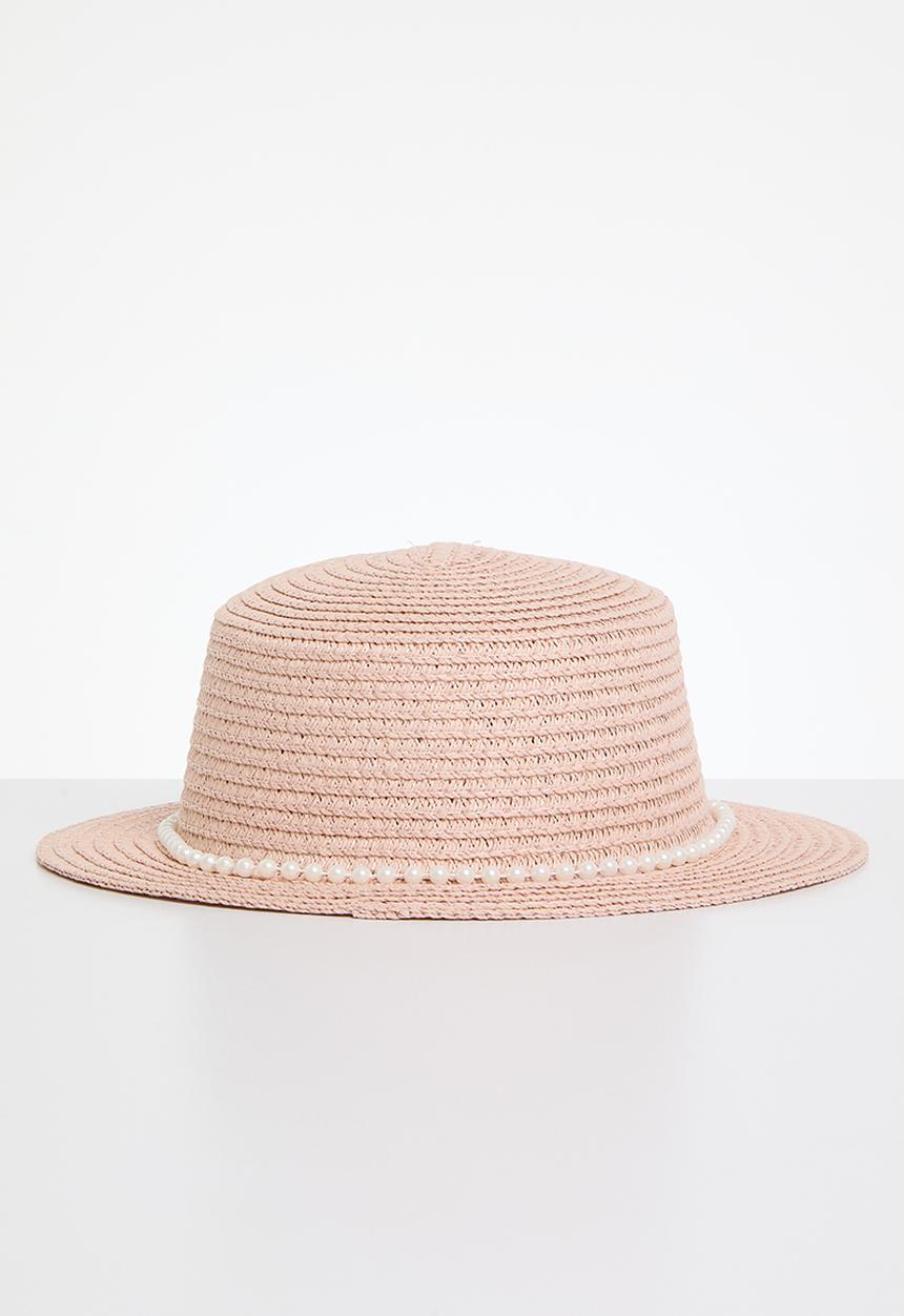 Pop Candy - Straw hat and bag set - pink