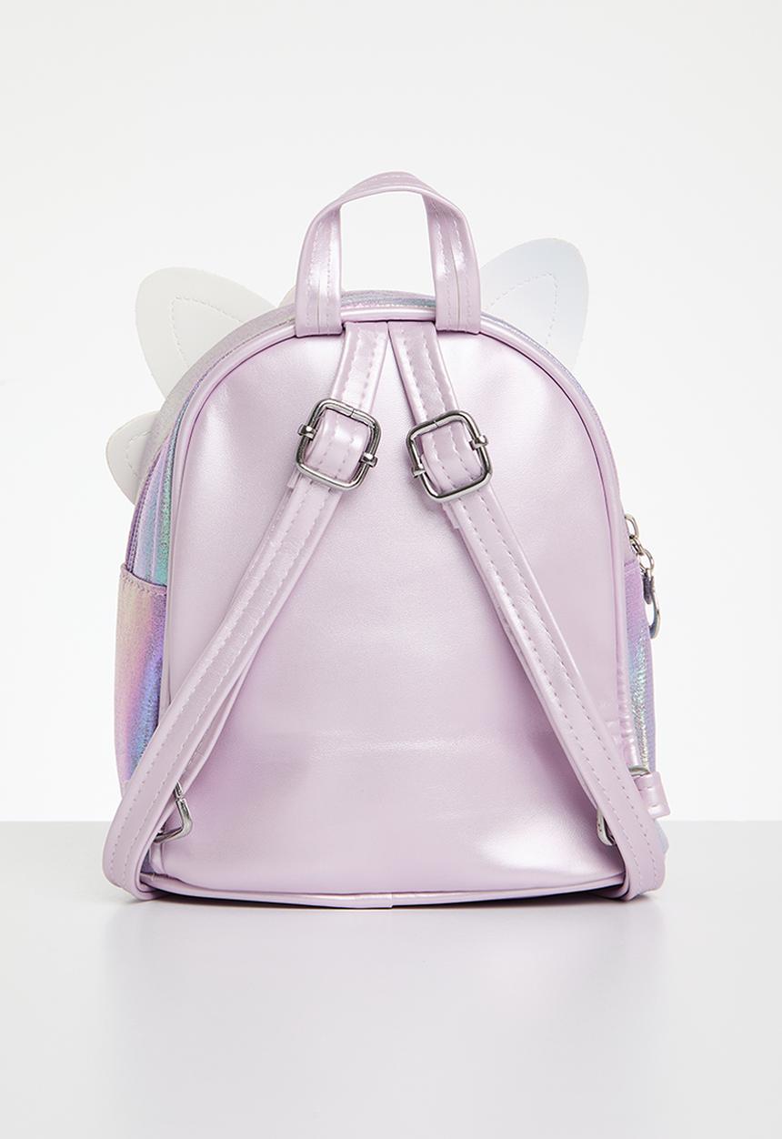 Pop Candy - Bowknot metallic backpack - purple