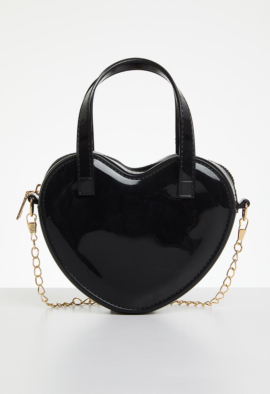 Pop Candy - Heart shaped bag - black