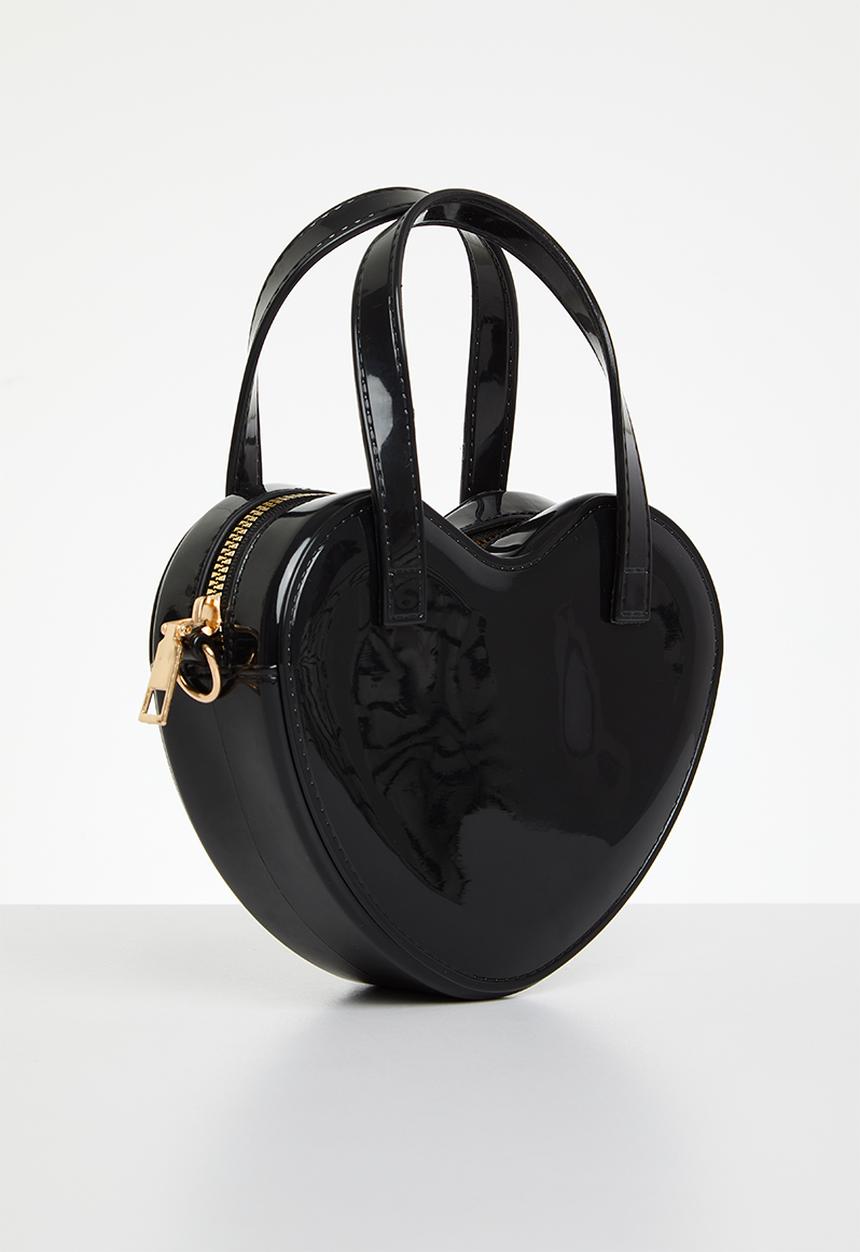 Pop Candy - Heart shaped bag - black