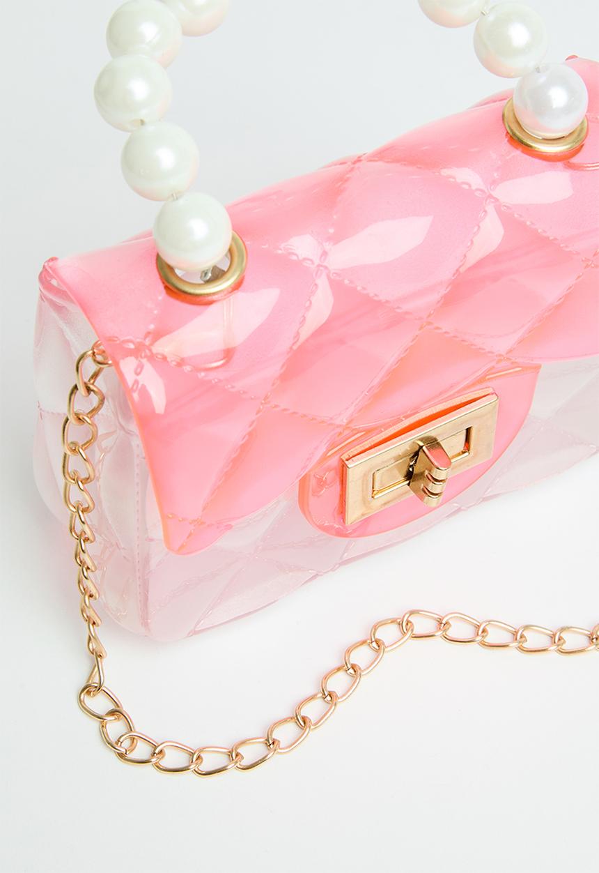 Pop Candy - Quilted hand bag - pink