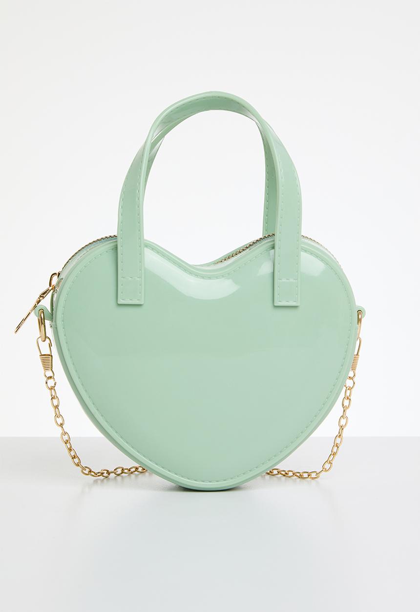 Pop Candy - Heart shaped bag - green
