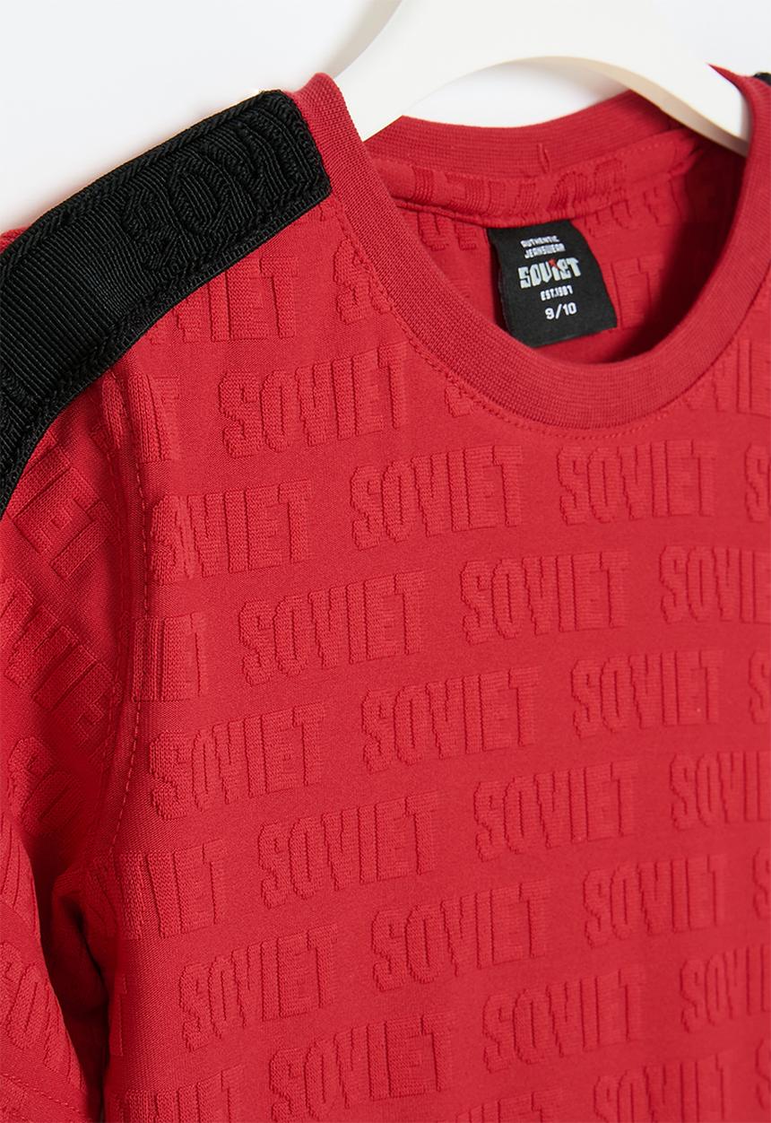 SOVIET - Boys fashion tee - red