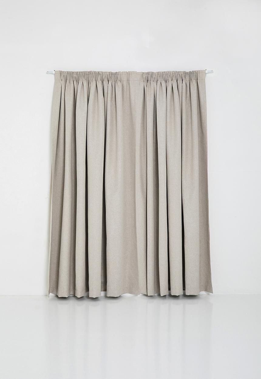Design Collection - Blockout taped curtain - neutral