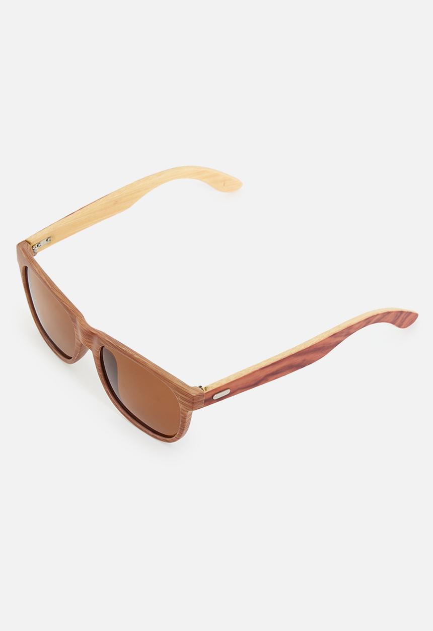 Lark & Crosse - Kervin wayfarer sunglasses - brown