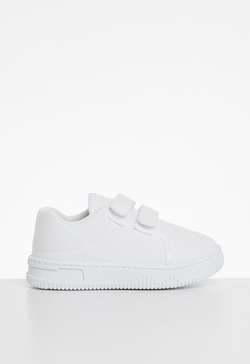 Pop Candy - Twin velcro strap sneakers - white