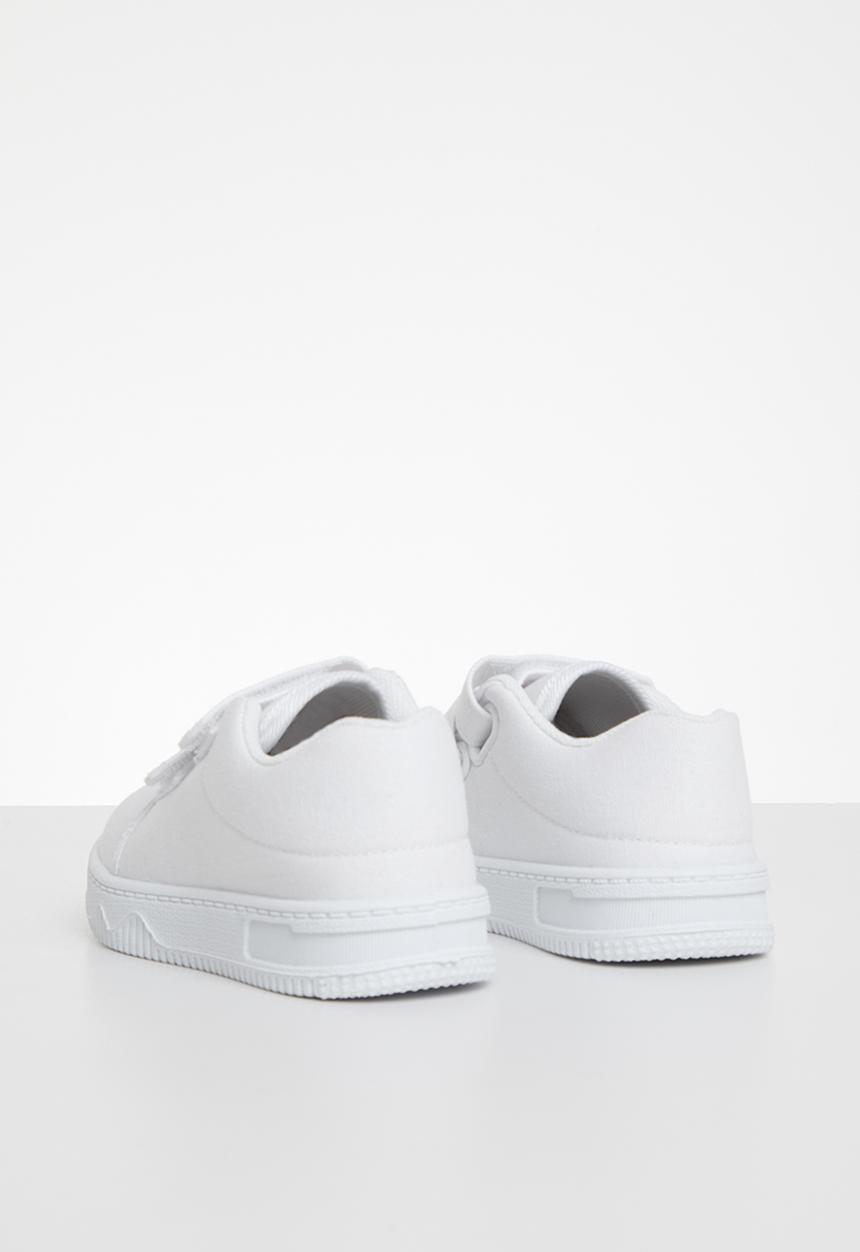 Pop Candy - Twin velcro strap sneakers - white