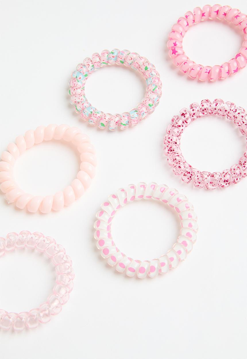 Pop Candy - Hair ties set - pink
