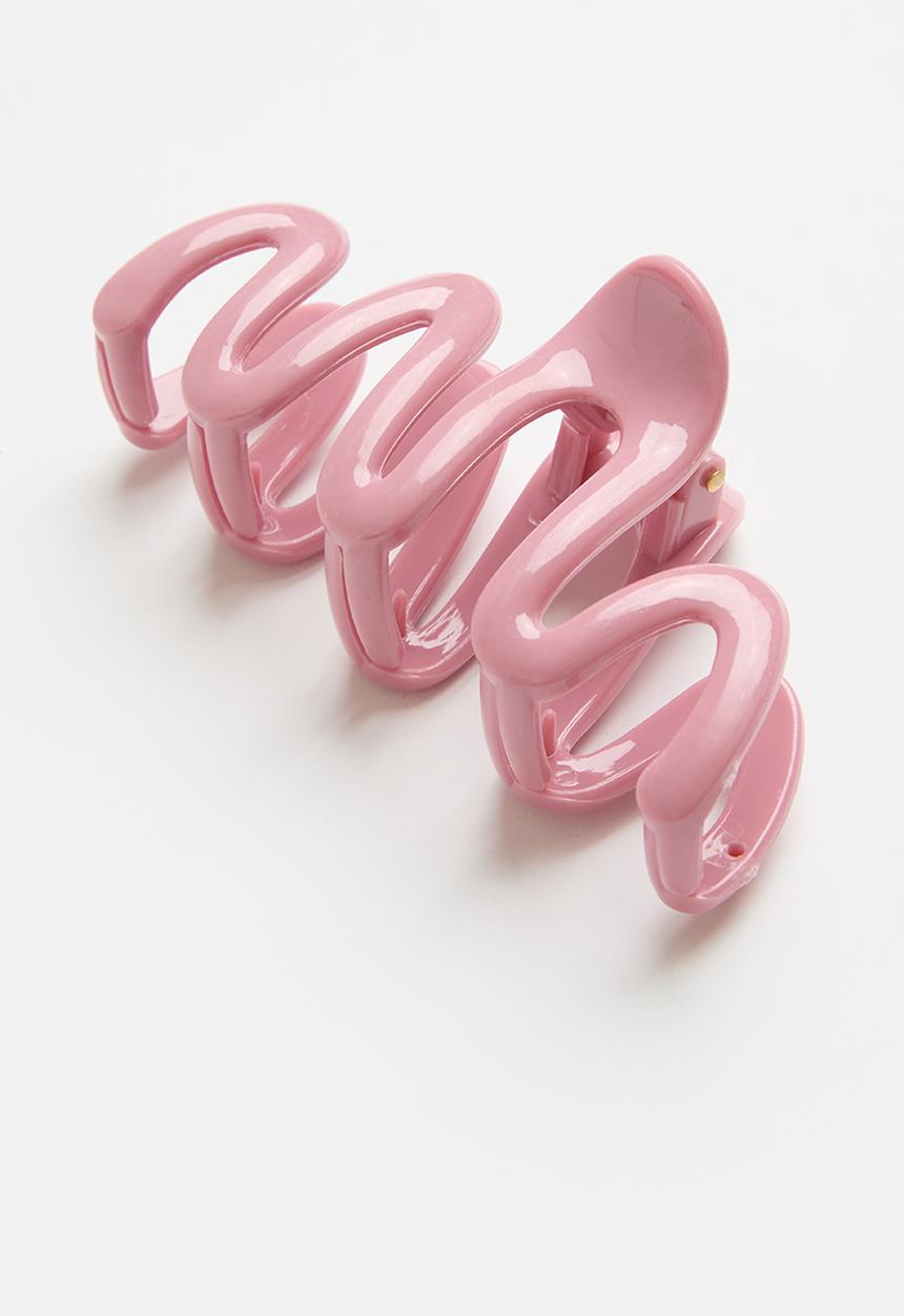 Pop Candy - Wavy hair clip - pink