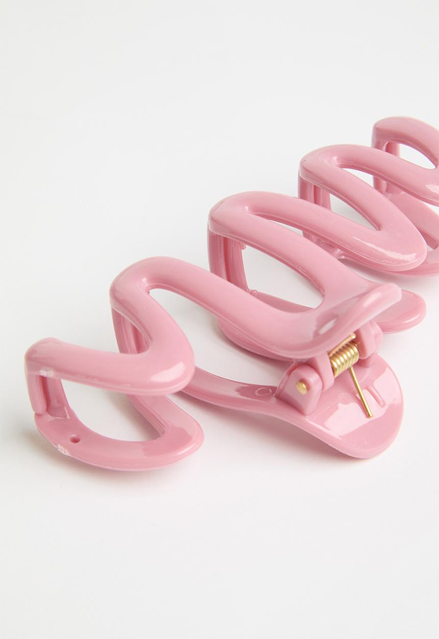 Pop Candy - Wavy hair clip - pink