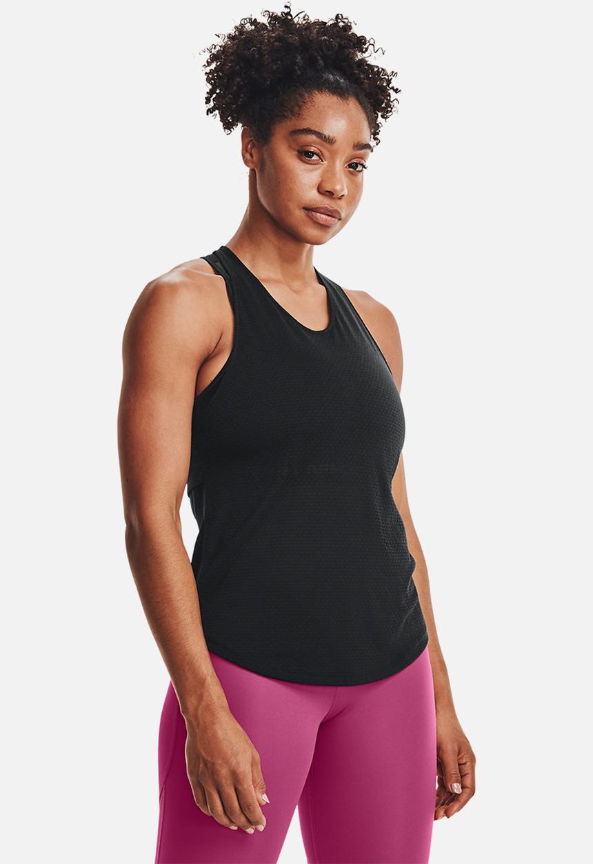 Under Armour - Streaker tank top - black reflective
