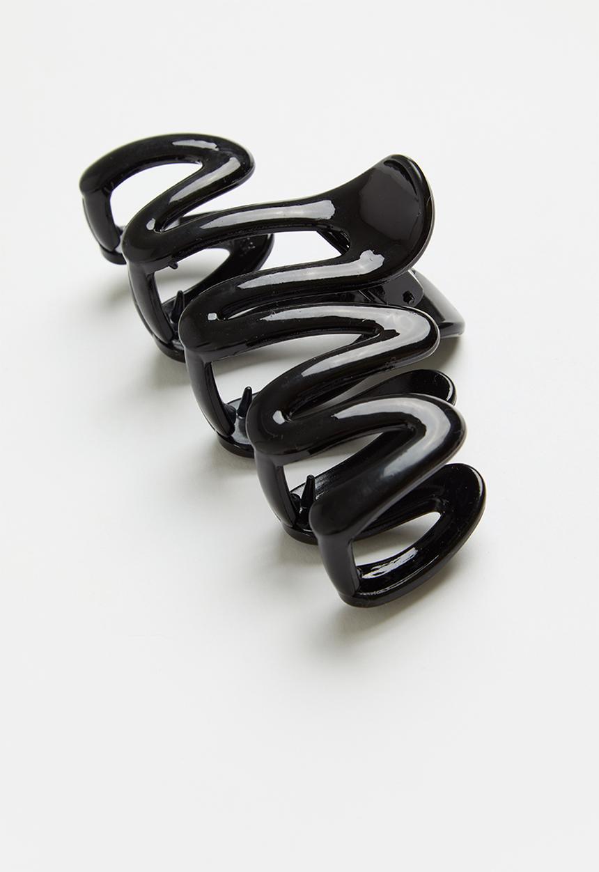 Pop Candy - Wavy hair clip - black