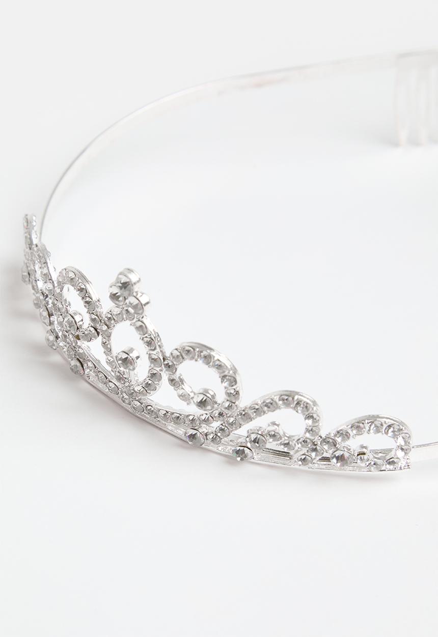 Pop Candy - Girls costume crown - silver 