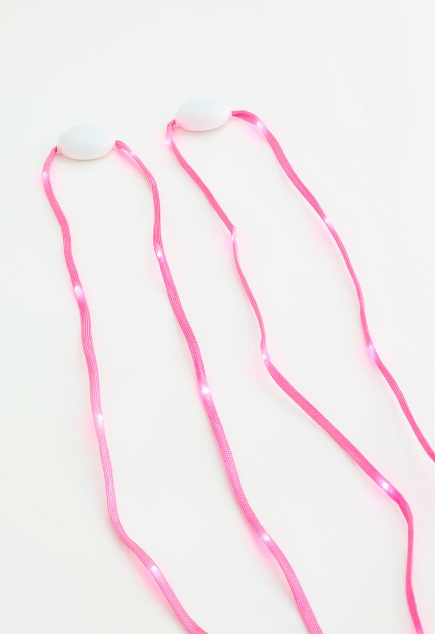 Pop Candy - Luminous shoe laces - pink 