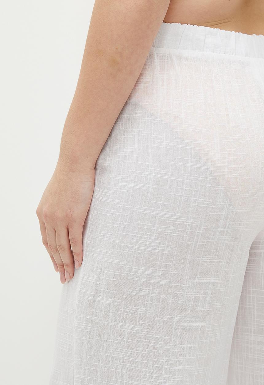 Cotton On - Plus Relaxed Beach Pant - White