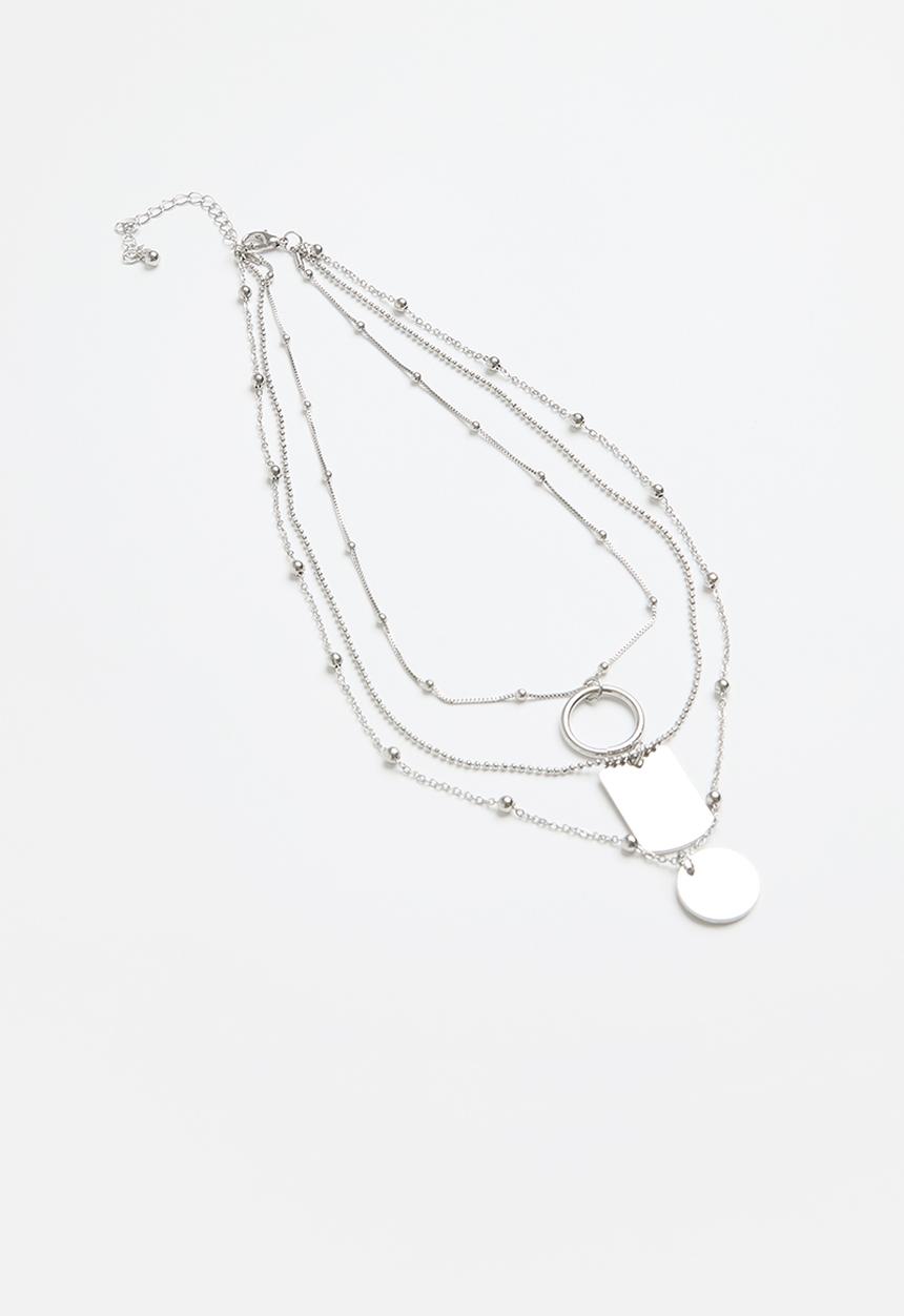 Superbalist - Cayleigh layered necklace - silver