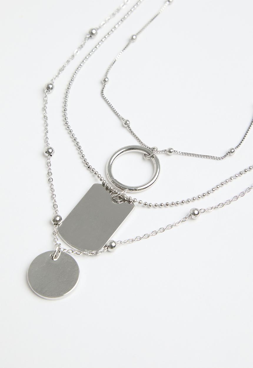 Superbalist - Cayleigh layered necklace - silver