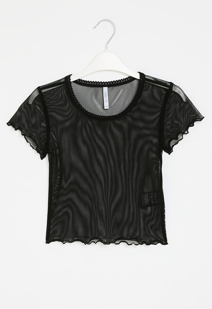 HAILYS - T-shirt - black