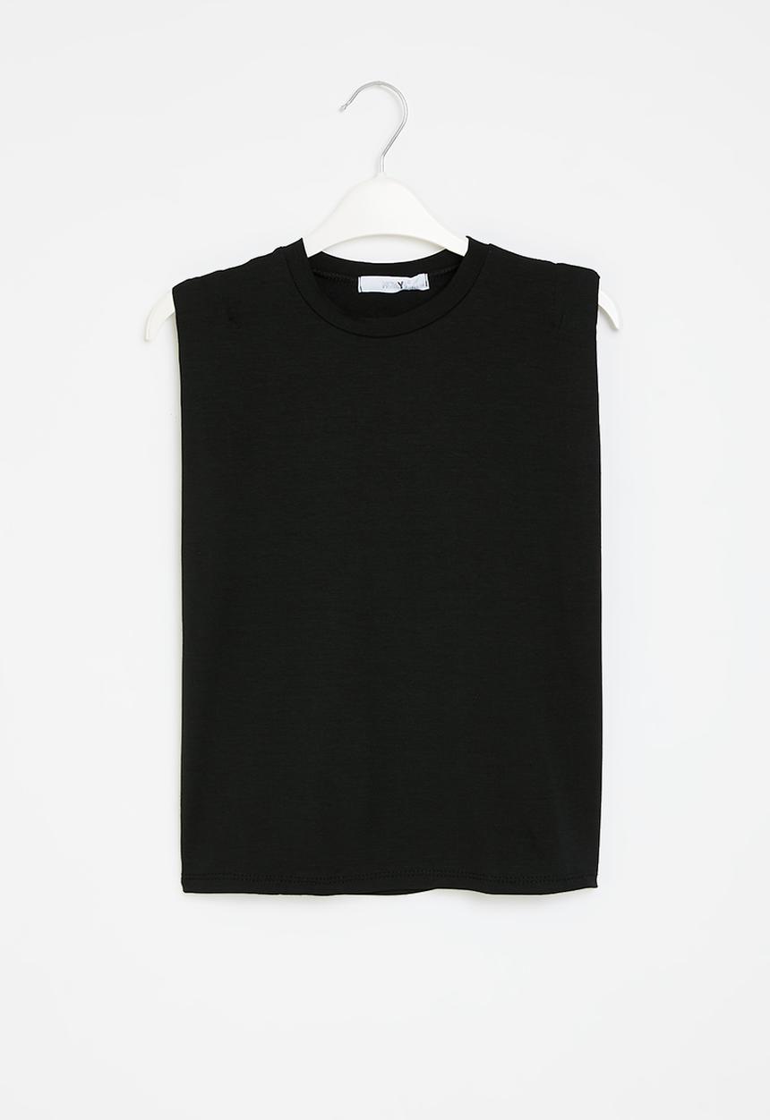 HAILYS - T-shirt - black