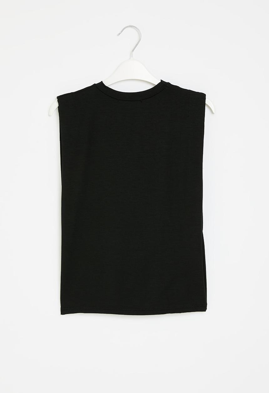 HAILYS - T-shirt - black