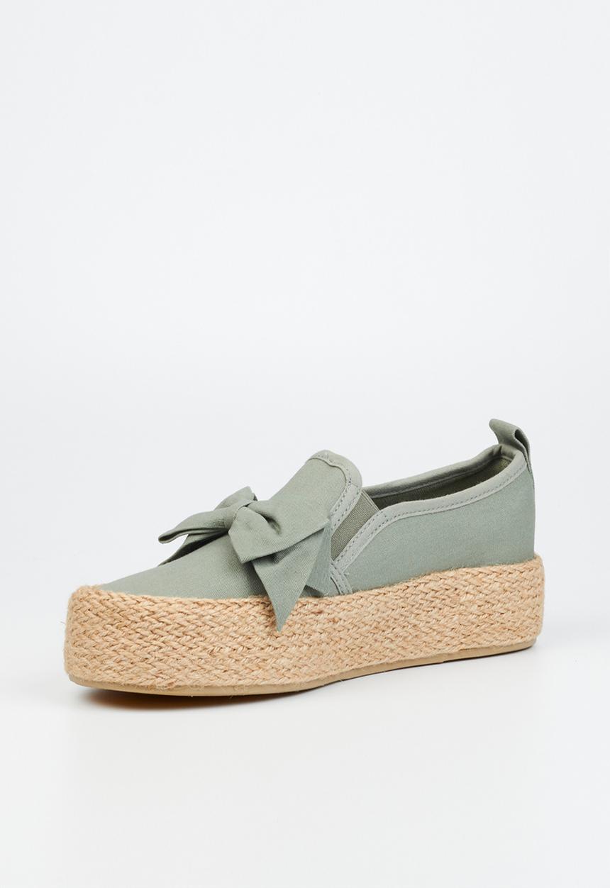 Miss Black - Quebec9 platform sneaker - khaki