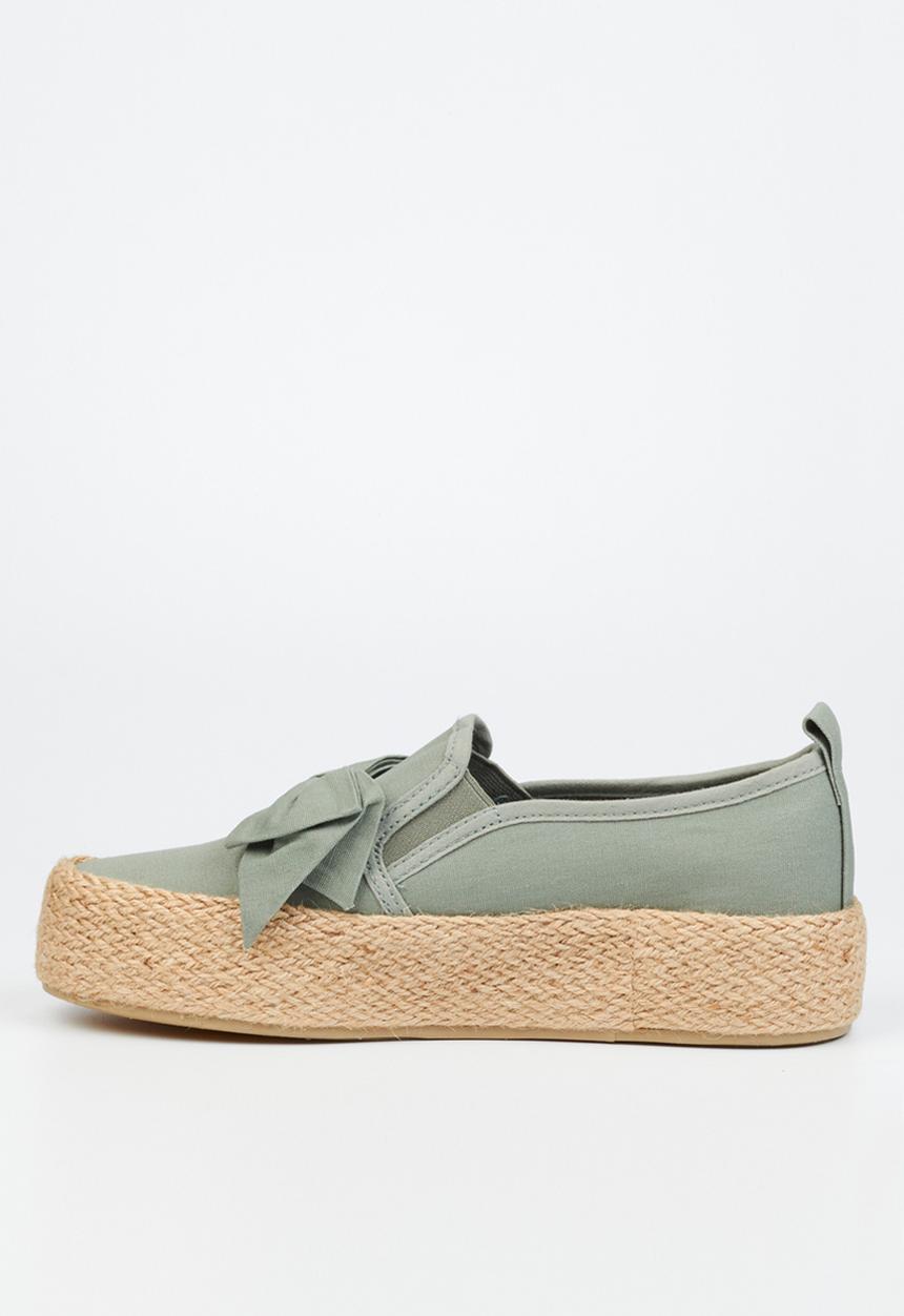 Miss Black - Quebec9 platform sneaker - khaki